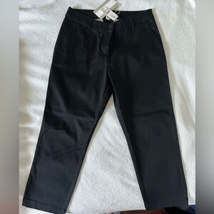 NWT Tommy Bahama Boracay cropped pants, size 6, black